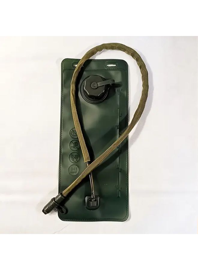 Army Green 3L EVA Hydration Bladder Leak Proof Durable Water Reservoir for Running Cycling Hiking Camping Outdoor Sports with Secure Lid Black Strap - Image 1
