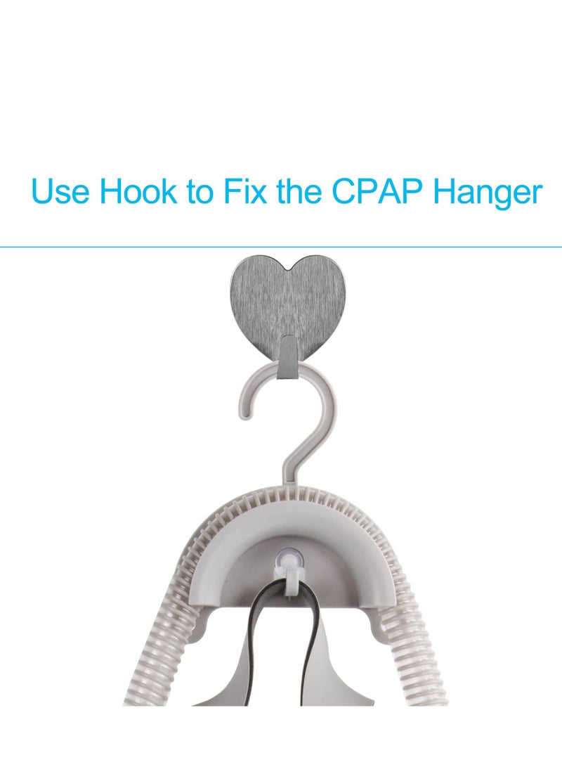 Y&D CPAP Hose Holder Hanger for bed Universal Fits All Tubing Can Be Hung or Mounted on The Wall Use, Waterproof Convenient Tube Cleaning and Drying Grey - Image 5
