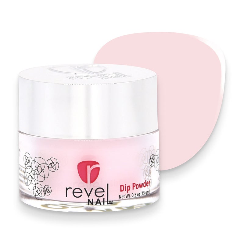 Revel Nail Dip Powder - Pink Powder Dip Nail Polish, Chip Resistant Dip Nail Powder with Vitamin E and Calcium, DIY Manicure, Erica - Image 1