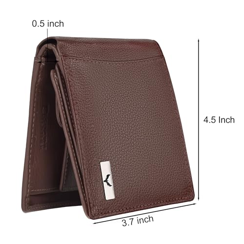 Eagle Crest Oslo Coffee Brown Leather Wallet for Men - Image 5