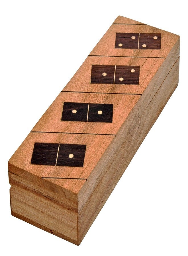 Toolart Fine Craft India Domino Game Set with 28 Domino Tiles (Dimensions Length - 8, Width - 2.8, Height - 1.5 Inch) - Image 2