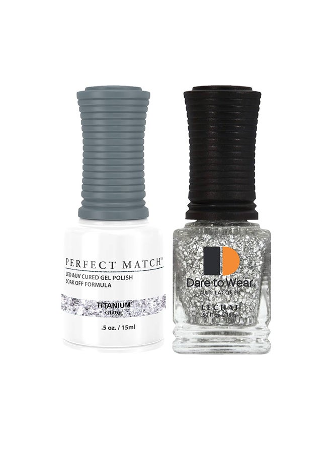 Lechat Soak Off Gel Nail Polish UV LED Gel Polish Titanium PMS134