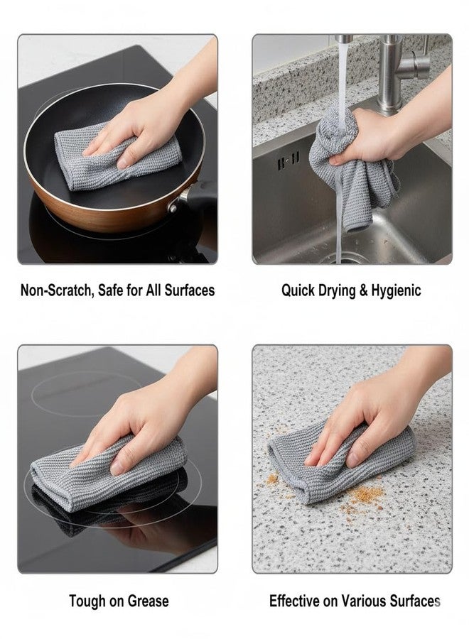هيدا إسفنجة تنظيف المطبخ متعددة الأغراض من هيدا - وسادة تنظيف للأواني والمقالي وأسطح العمل | فرشاة غسيل أطباق شديدة التحمل وغير قابلة للخدش للبلاط وأسطح المطبخ (10) - Image 5