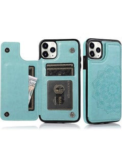 Acxlife Iphone 11 Pro Case 11 Pro Wallet Credit Card Holder Case Mobile Phone Accessories Protective Cover With Card Slot Holder And Slim Leather Case For Iphone 11 Pro 5.8 Inch Green