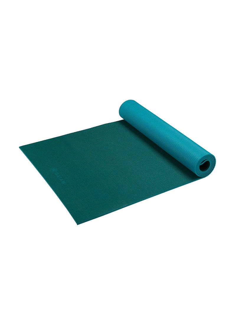 Gaiam Turquoise Sea 2-Color Yoga Mat 4mm  - Image 1