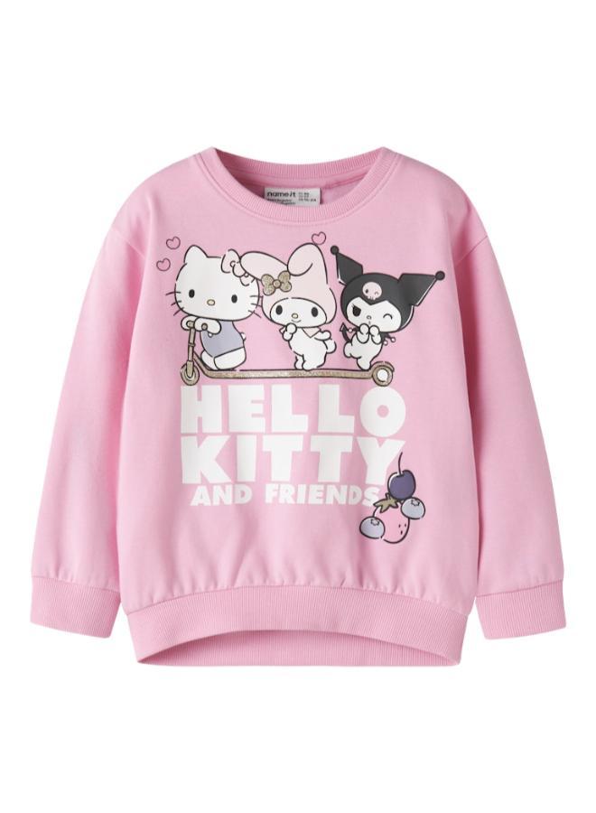 NAME IT Kids Hello Ok Pullover Sweatshirt - Image 4