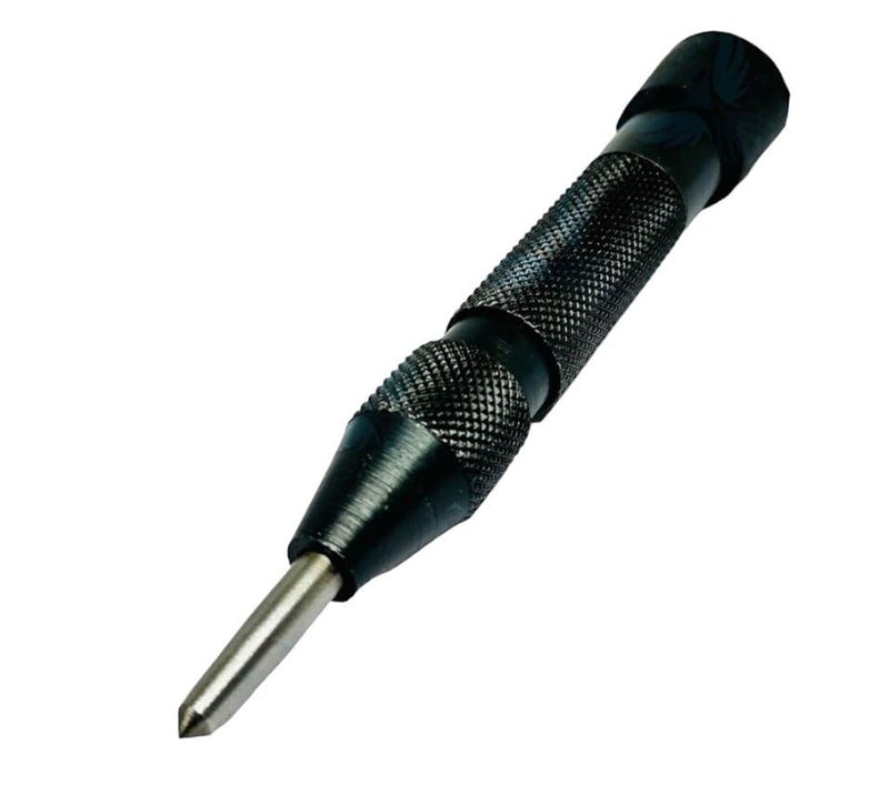 Automatic CENTER PUNCH Tool Adjustable Spring Loaded Super Strong Metal Drill  - Image 2