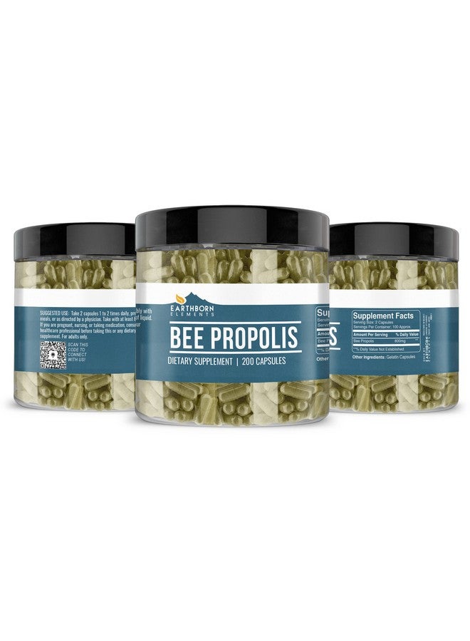 Earthborn Elements Bee Propolis (200 Capsules) Pure & Natural, Gluten-Free & Non-GMO - Image 4