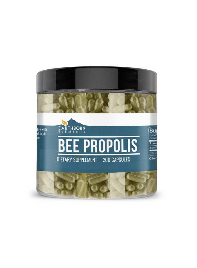 Earthborn Elements Bee Propolis (200 Capsules) Pure & Natural, Gluten-Free & Non-GMO - Image 1