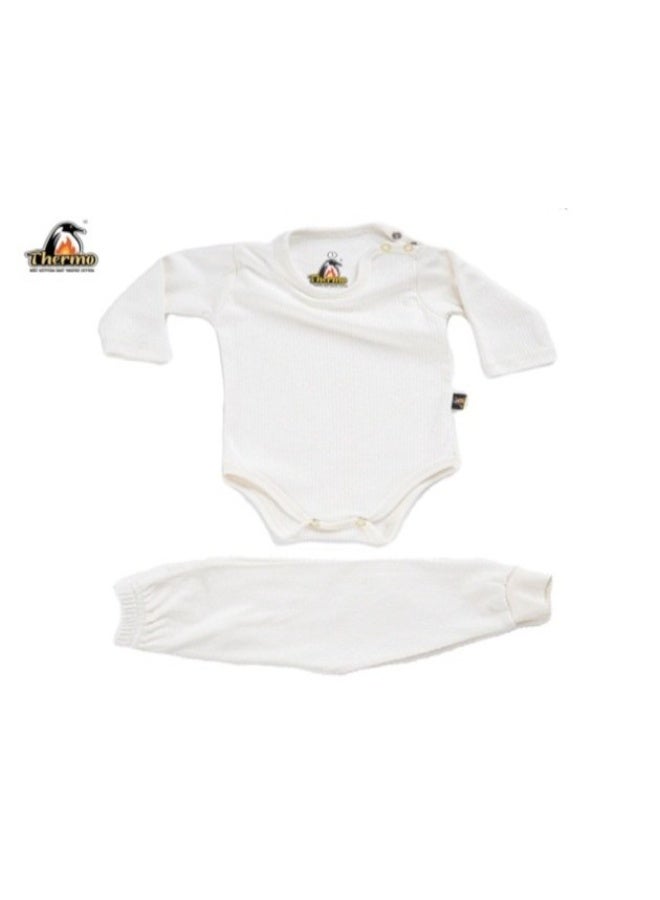 Thermo Baby Unisex thermal Bodysuit Pack of 2