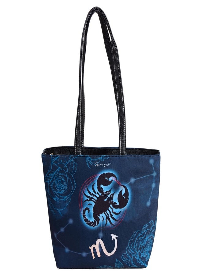 Revmark Zodiac Signature Totes- SCORPIO Edition | Two Compartments, Digital Print | Spacious | PU Leather - Image 3