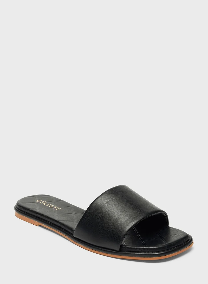 Celeste Single Strap Flat Sandals