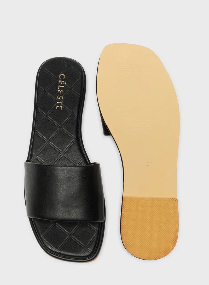 Celeste Single Strap Flat Sandals