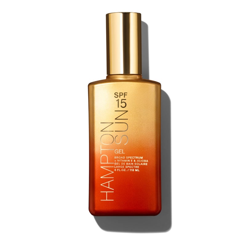 Hampton Sun SPF 15 Classic Sun Gel Ultra-Hydrating Luxury Sunscreen Gel Anti-Aging Antioxidant Blend of Jojoba Oil, Vitamin E + Aloe Vera Silky, Lightweight Finish Broad Spectrum UVA/UVB - Image 1