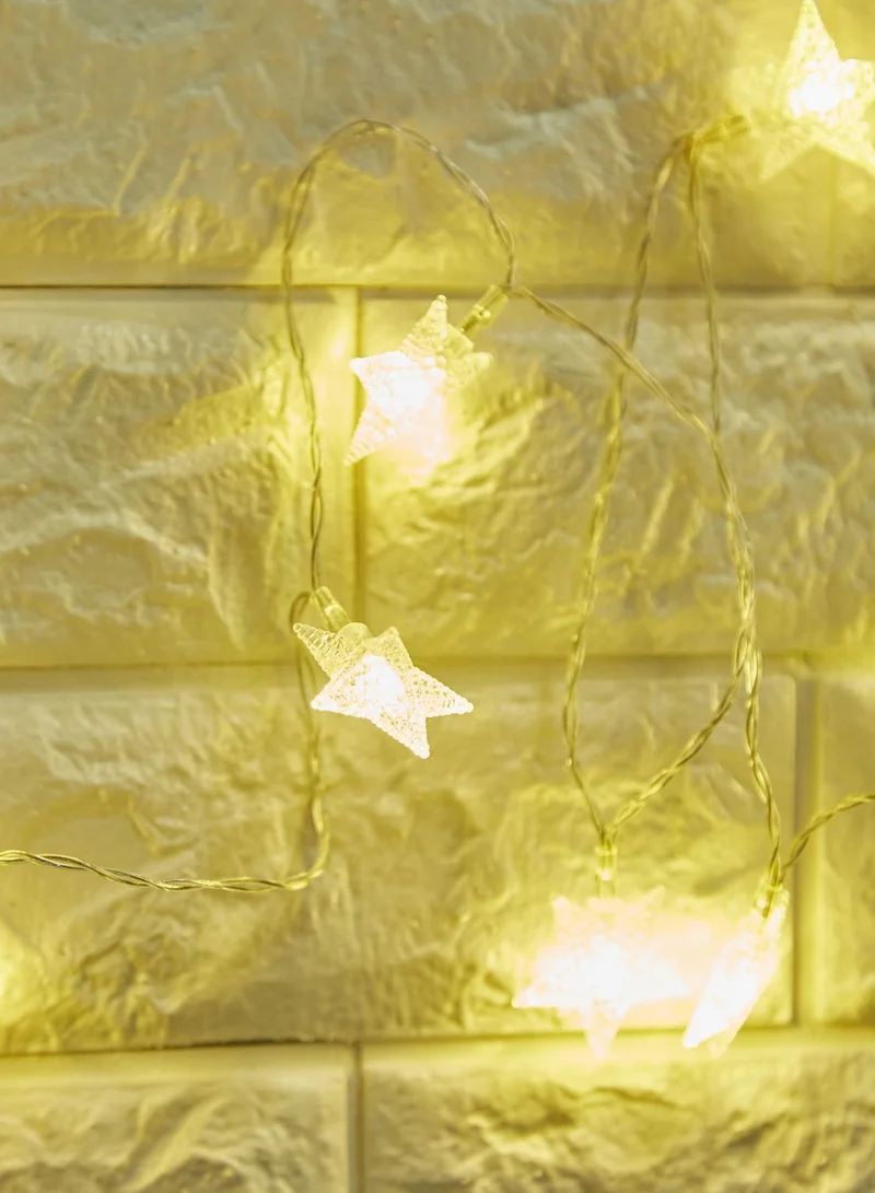 Pink Cactus Battery Powered Led Stars String Lights