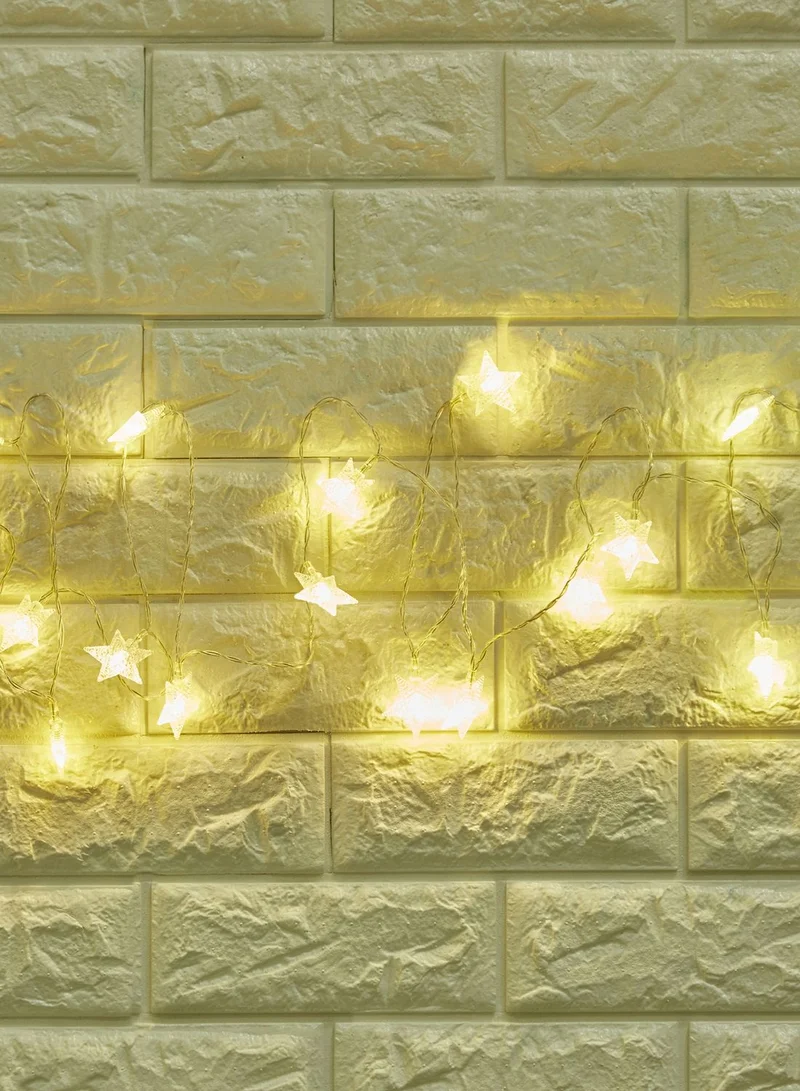 Pink Cactus Battery Powered Led Stars String Lights