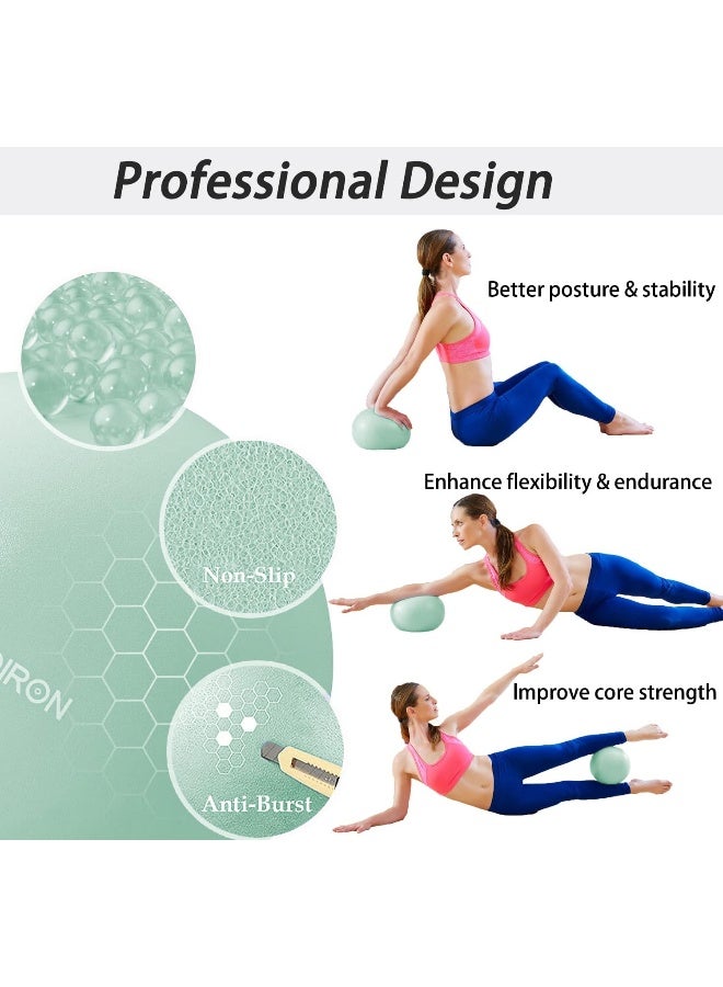PROIRON Pilates Ball 25cm Mini Ball Small Exercise Ball for Pilates, Yoga, Core Training, Physical Therapy, Balance, Stability, Stretching - Image 3