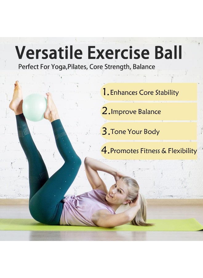 PROIRON Pilates Ball 25cm Mini Ball Small Exercise Ball for Pilates, Yoga, Core Training, Physical Therapy, Balance, Stability, Stretching - Image 5