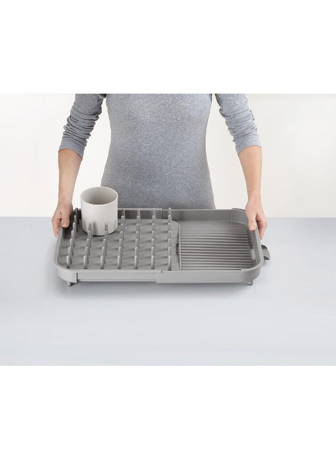 Joseph Joseph Joseph Joseph Duo Expandable Dish Rack w/Utensil Pot  - Image 3