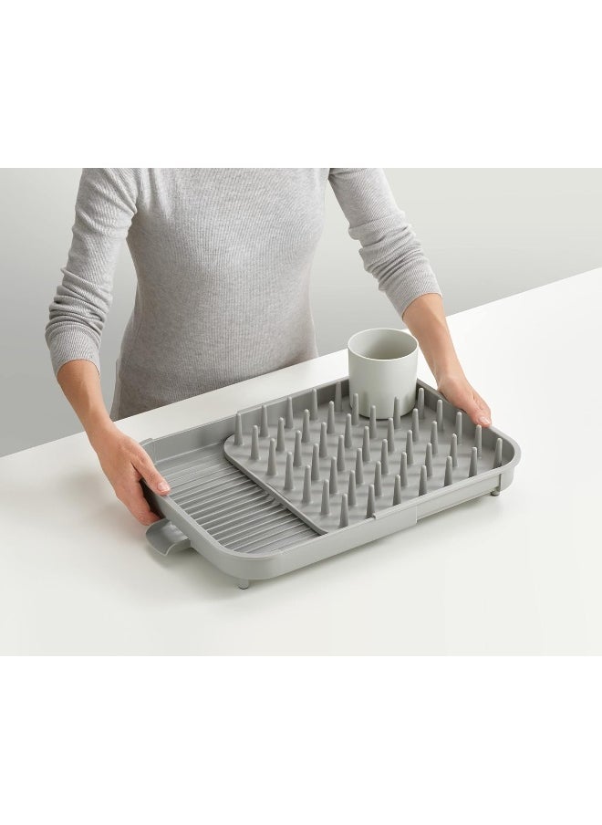 Joseph Joseph Joseph Joseph Duo Expandable Dish Rack w/Utensil Pot  - Image 4