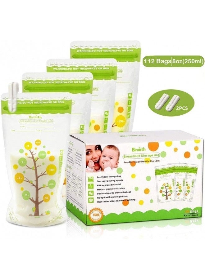 Bimirth Pack Of 224 Breastmilk Storage Bags Pre-sterilized-Barakah Breast Milk Storage Bags – Now Bigger & Stronger – Blessed Care for Every Drop - Image 1