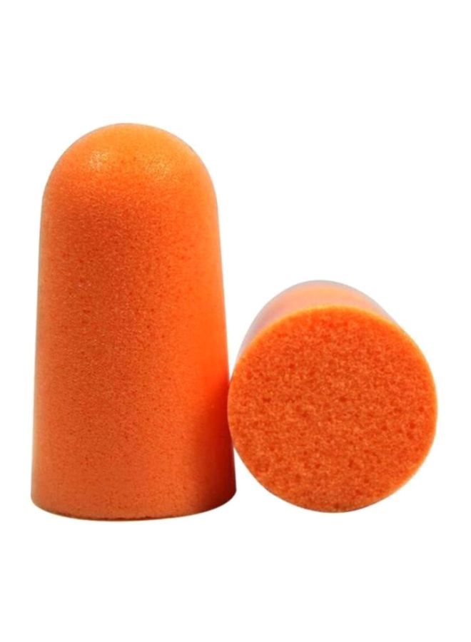 NIBEMINENT 200-Piece Soundproof Workplace Safety Ear Plug Set Orange - Image 1
