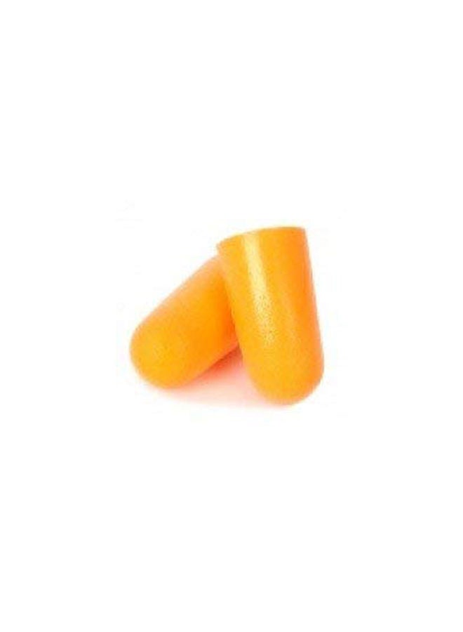 NIBEMINENT 200-Piece Soundproof Workplace Safety Ear Plug Set Orange - Image 3