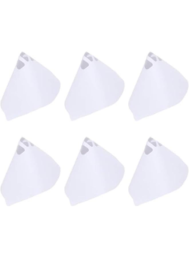 50Pcs White Paint Strainers Paper Cone Paint Mixing Cup Strainer Fine Mesh Filters Funnel Filter Disposable Spray Gun Sprayer Accessories, Paint Tools and Equipment, Spray Guns and Accessories - Image 1