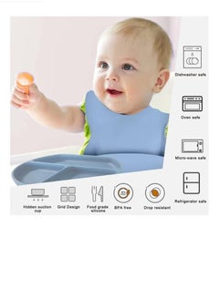 Generic 6-piece Mint Green silicone food set  - Image 3
