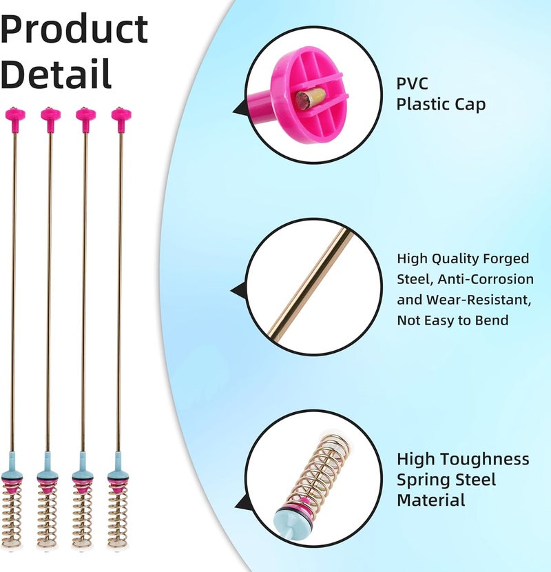 APPLIANCEMATES DC97-16350V Washer Suspension Rods (27.6in) for Samsung Washers - Image 2