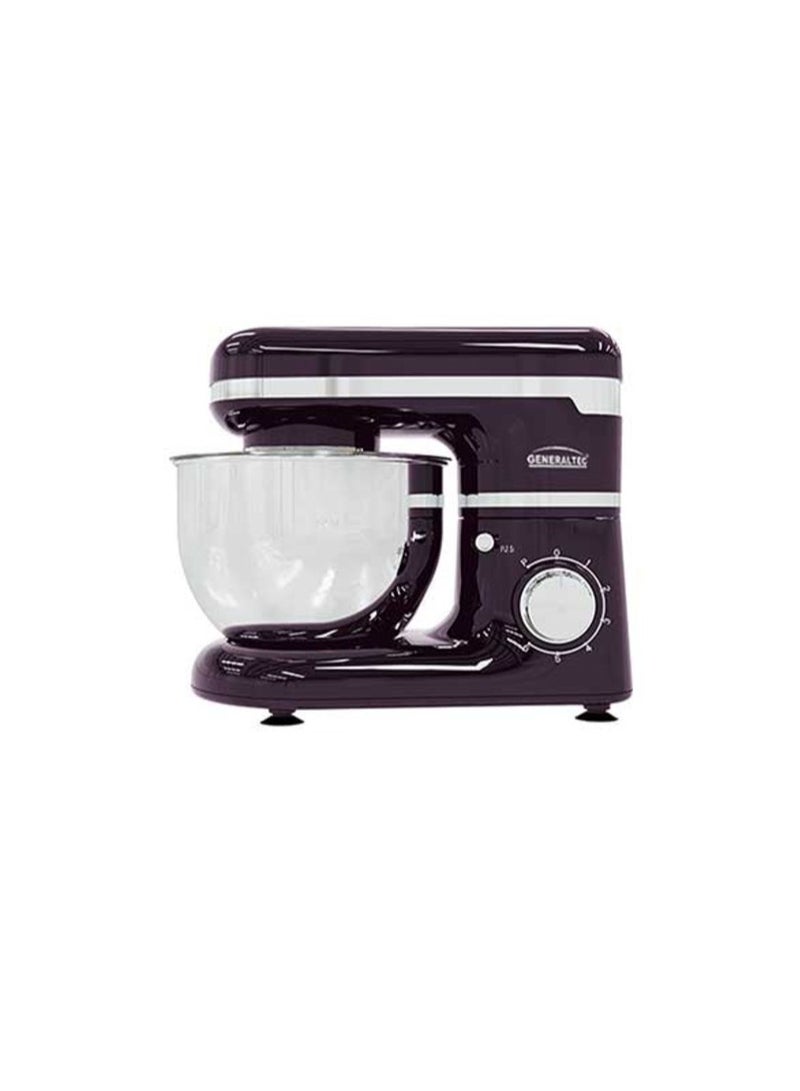GENERALTEC Generaltec 600W 4.5L Stand Mixer, Rotary Switch with 6 Speeds Plus Pulse, Bowl lift Design, Grey Color 