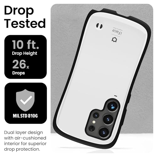iFace First Class Case [ Compatible with Galaxy S24 Ultra ] – Cute Shockproof Dual Layer [Hard Shell with Bumper] Heavy Duty Protective Cell Phone Cases [Drop Tested] - White - Image 3