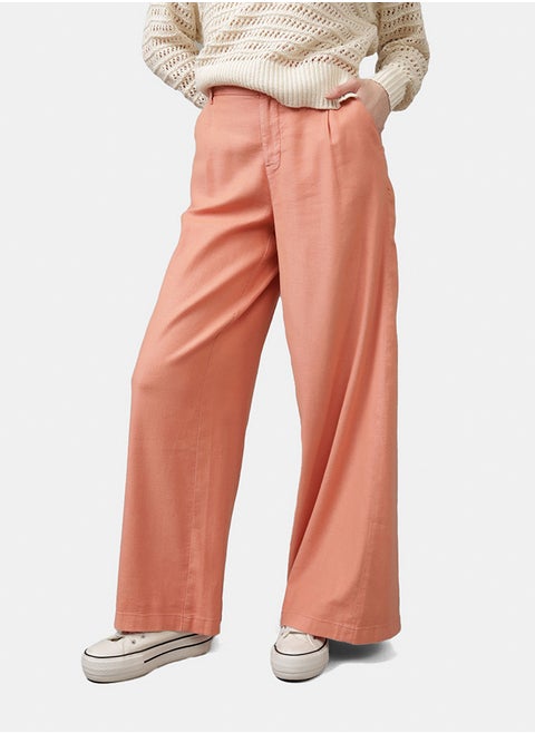 AE High-Waisted Linen-Blend Trouser