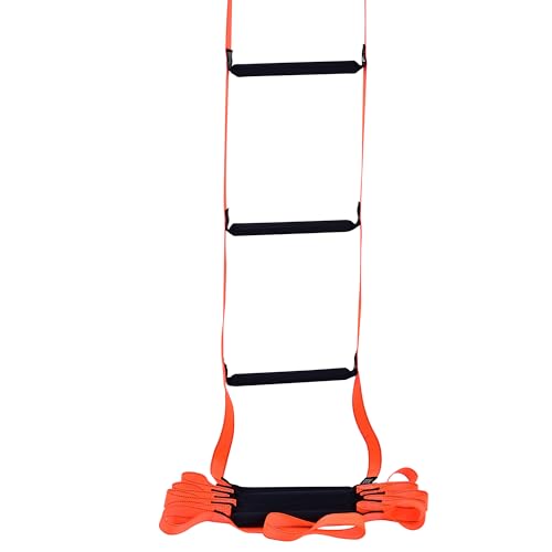 Meidansini Rope Ladder,26 Feet Fire Escape Ladders,Emergency Ladder of Deploys Quickly,2 Story Homes Reusable Portable Safety Rope Ladder for Window Balcony Tree House - Image 1