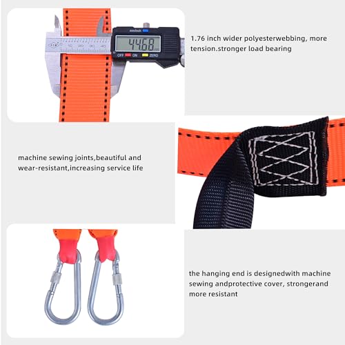 Meidansini Rope Ladder,26 Feet Fire Escape Ladders,Emergency Ladder of Deploys Quickly,2 Story Homes Reusable Portable Safety Rope Ladder for Window Balcony Tree House - Image 3
