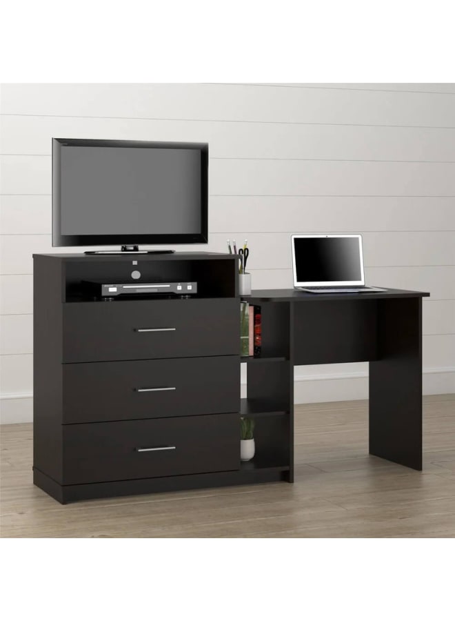 Retro Modern desk 150 cm - brown - Image 1