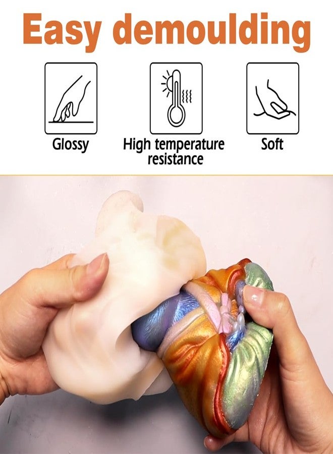 FUNSHOWCASE Cat Silicone Mold for Taba Squishy, Resin, Candle, Crafting Big 5'' Kitty - Image 5