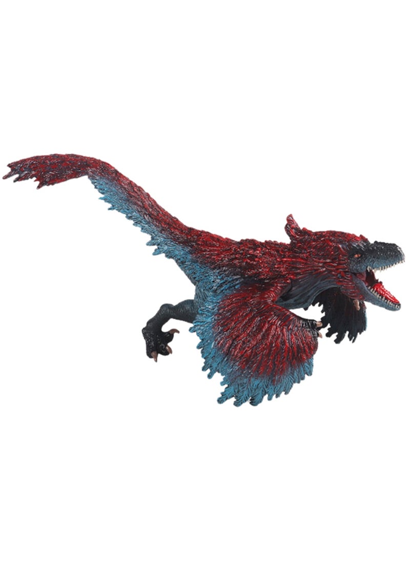 Generic - 10 Inch Pyroraptor Toy, Realistic Deep Sea Monster Plastic Hand Painted Ocean Animal Model Doll, Great For Bath Toys, Birthday Gifts, Party Favors, Kids Toys - Image 1