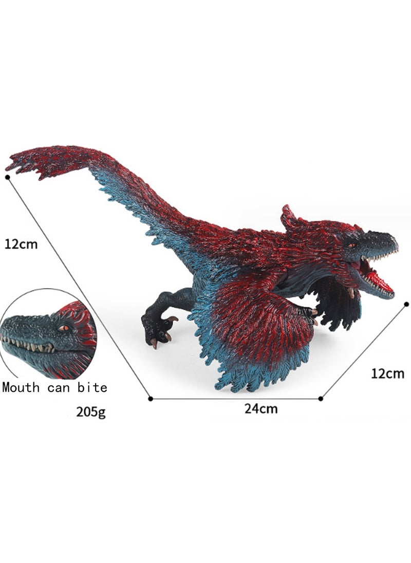 Generic - 10 Inch Pyroraptor Toy, Realistic Deep Sea Monster Plastic Hand Painted Ocean Animal Model Doll, Great For Bath Toys, Birthday Gifts, Party Favors, Kids Toys - Image 1