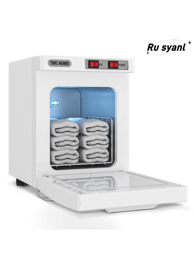 رو سيانل دفاية مناشف 5 لتر مع تعقيم بالأشعة فوق البنفسجية – جهاز تسخين المناشف للسبا والصالون والمنزل للعناية بالبشرة والشعر - Image 1