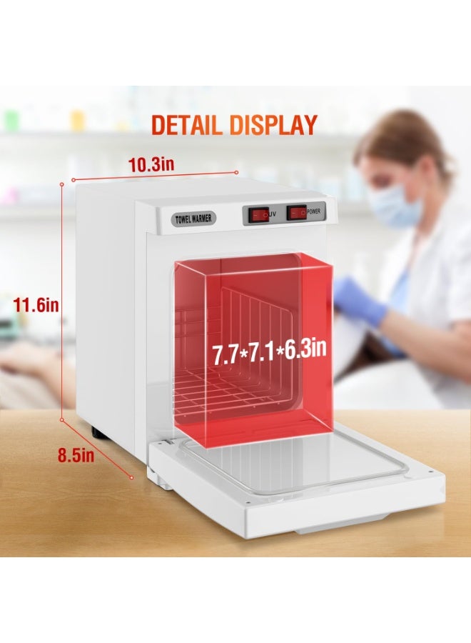 رو سيانل دفاية مناشف 5 لتر مع تعقيم بالأشعة فوق البنفسجية – جهاز تسخين المناشف للسبا والصالون والمنزل للعناية بالبشرة والشعر - Image 5