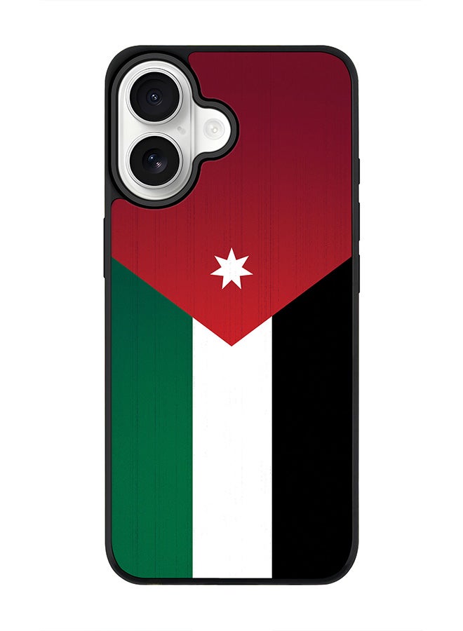 Stylizedd iPhone 17 Case, [Compatible with MagSafe] Slim Magnetic cover Phone Case iPhone 17 -Flag Of Jordan - Image 1