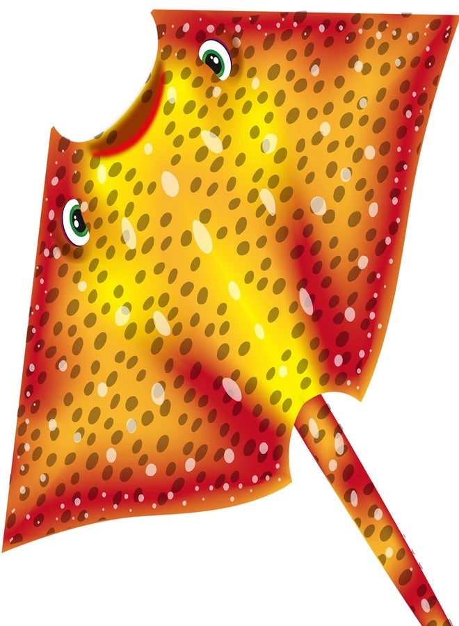 HONBO Ray Kite for Kids&Adults，Large Kite for Beach,Easy to Fly Delta Kite Single Line, Kite Handle Include - Image 1