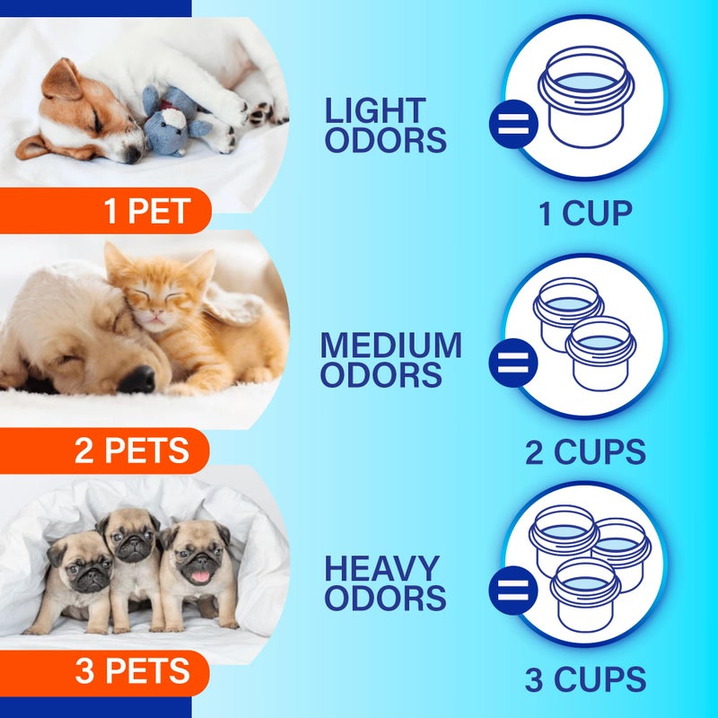 Febreze Laundry Detergent Additive for Pet Supplies, Maximum Strength In Wash Pet Odor Eliminator, Designed to Remove Tough Odors in Fabrics and Clothing in a Single Wash, Fresh Scent, 98 fl oz - Image 4