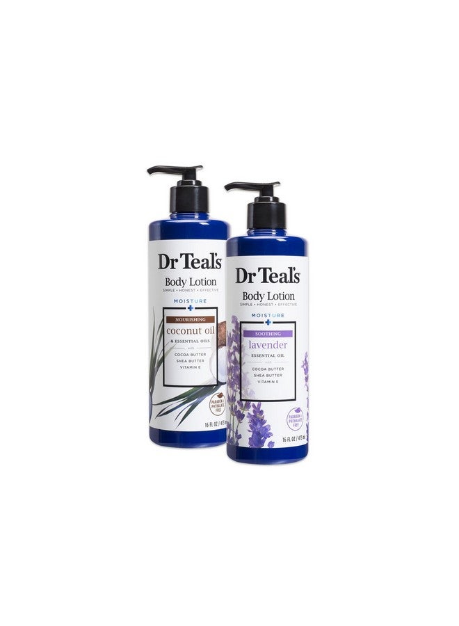 Dr Teal's Dr Teal's Body Lotion - Coconut and Lavender, 2 Count - 32oz Total(Packaging May Vary)