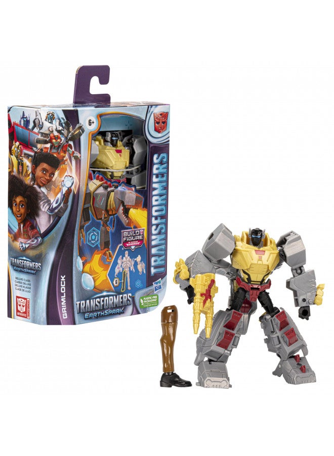 Transformers Toys EarthSpark Deluxe Class Grimlock Action Figure, 5-Inch, Robot Toys for Kids Ages 6 and Up - Image 3