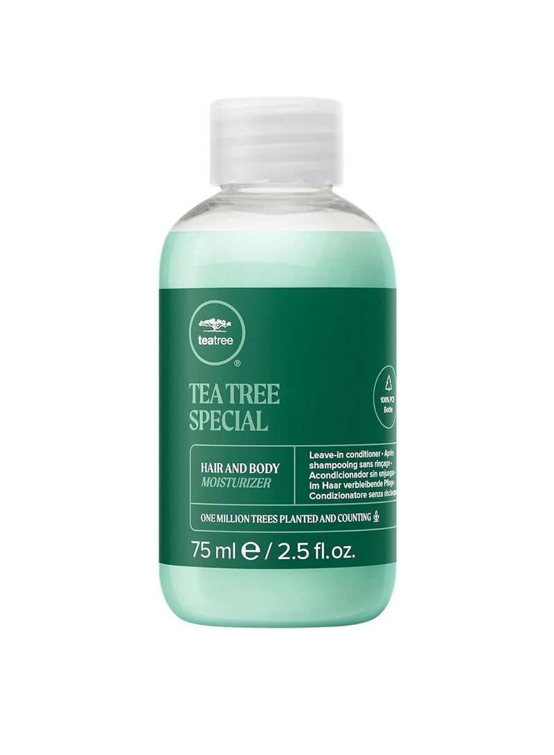 Tea Tree Tea Tree Hair and Body Moisturizer Leave-In Conditioner, Body Lotion, After-Shave Cream, For All Hair + Skin Types - Image 1