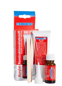 RK-1500 Acrylate Structural Adhesive | 60 gram | Transparent | With activator