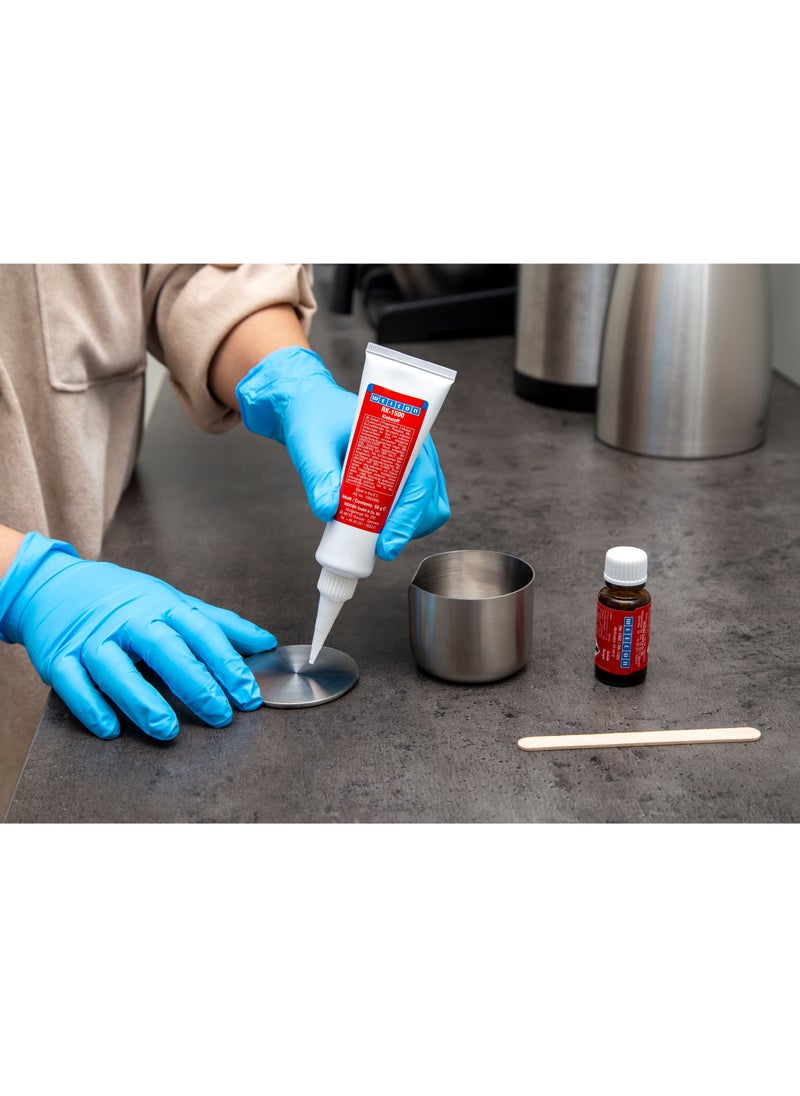Weicon - RK-1500 Acrylate Structural Adhesive | 60 gram | Transparent | With activator - Image 1