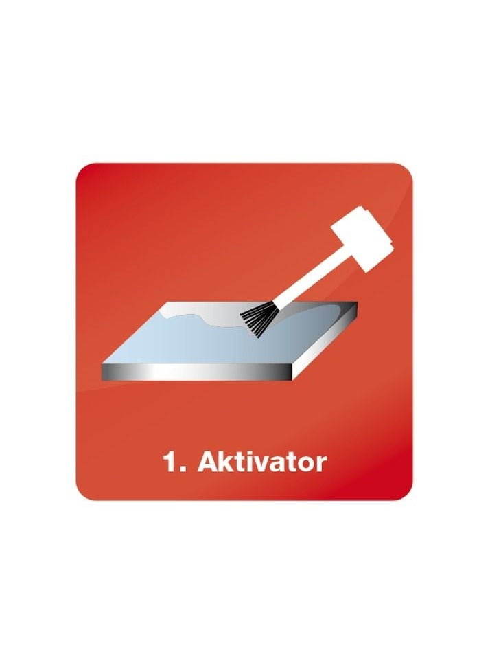 Weicon - RK-1500 Acrylate Structural Adhesive | 60 gram | Transparent | With activator - Image 1
